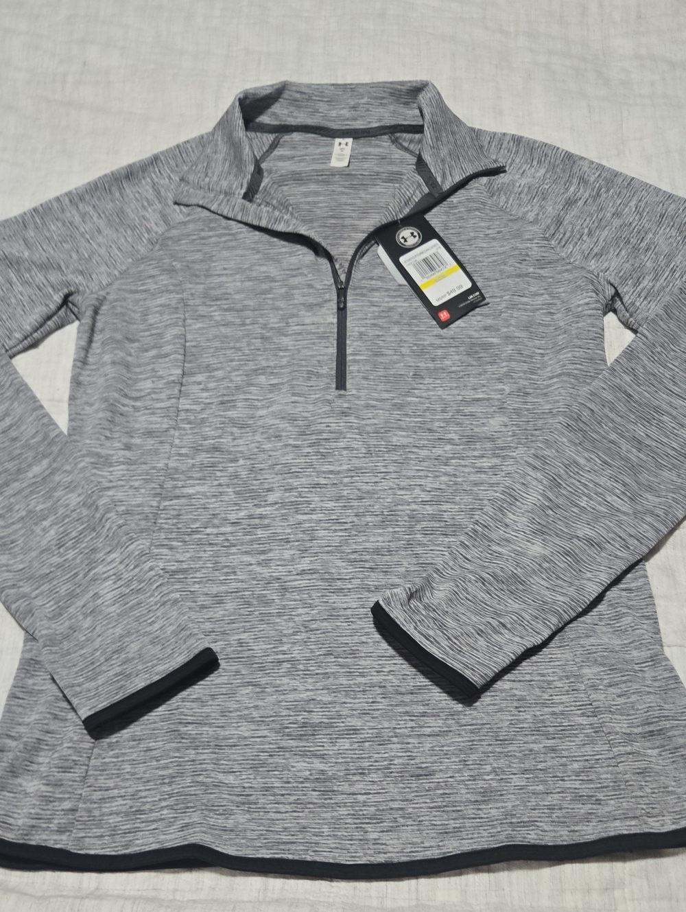 Under Armour Gray Heather Women's Quarter-Zip Pullover